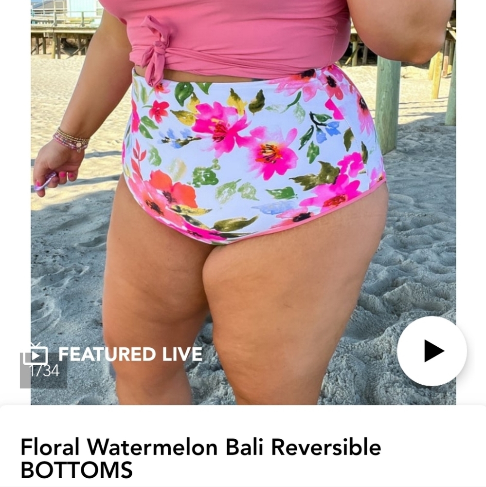 Coral Reef Swim bottom,  New without tags